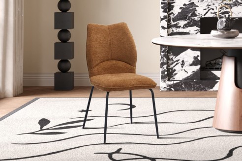 Chaise 'Lara' Tissu Ote Sea 500 Rouille