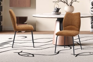 Chaise 'Lara' Tissu Ote Sea 500 Rouille