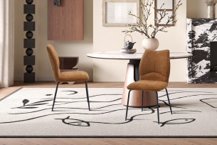 Chaise 'Lara' Tissu Ote Sea 500 Rouille
