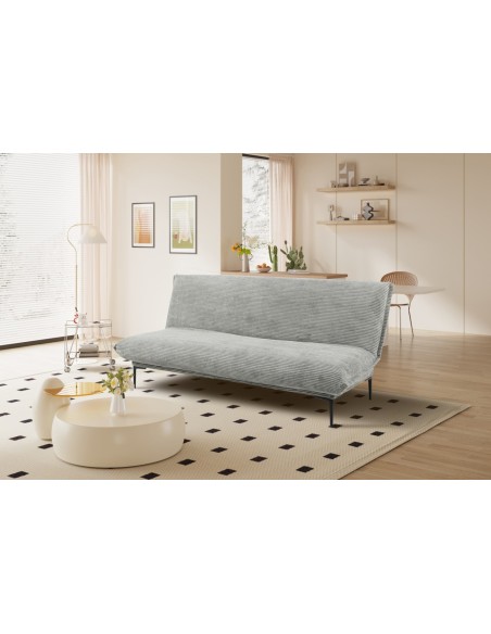 Canapé-lit 'Alisa' Corduroy Gris foncé