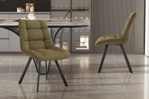 Chaise 'Lizzy' Tissu Ote Share 353 Vert