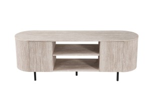 Meuble TV 'Lagos' 160 cm Décor Travertin Beige