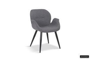 Chaise 'Maxim' Tissu Gris