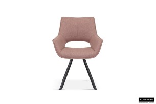 Chaise 'Tim' Tissu Rose