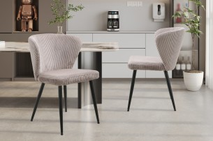 Chaise 'Tornado' Corduroy Fabb Hyper 38 Sable