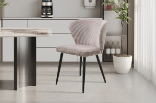 Chaise 'Tornado' Corduroy Fabb Hyper 38 Sable