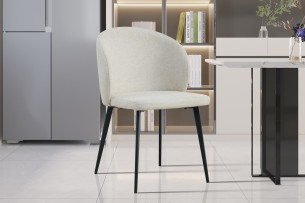 Chaise 'Toledo' Tissu Beige