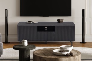 Meuble TV 'Lagos' 140 cm Décor Brun foncé