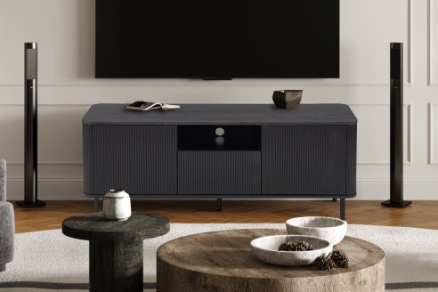 Meuble TV 'Lagos' 140 cm Décor Brun foncé