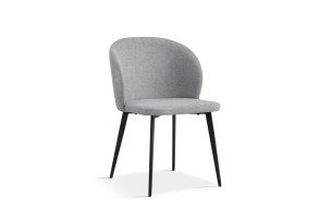 Chaise 'Toledo' Tissu Gris clair