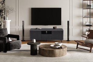 Meuble TV 'Lagos' 140 cm Décor Brun foncé