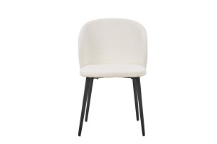 Chaise 'Toledo' Bouclé Blanc