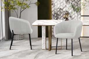 Chaise 'Sevilla' Tissu Beige