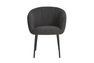 Chaise 'Sevilla' Bouclé Gris