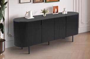 Bahut 'Lagos' 200 cm Décor Brun foncé