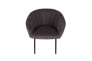 Chaise 'Sevilla' Corduroy Fabb Hyper 16 Gris