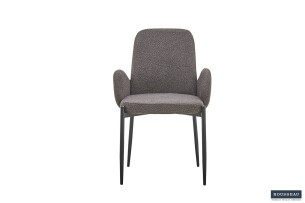 Chaise 'Bilbao' Bouclé Gris