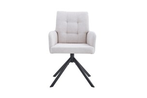 Chaise 'Granada' Pivotant à 0 Tissu Davis Bliss 75-02 Ecru