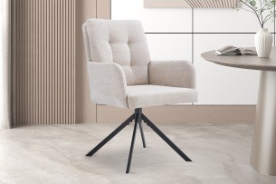 Chaise 'Granada' Pivotant à 0 Tissu Davis Bliss 75-03 Beige