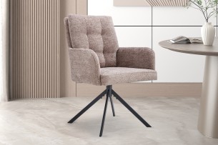 Chaise 'Granada' Pivotant à 0 Tissu Davis Bliss 75-18 Sand