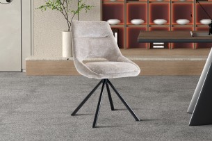 Chaise 'Dante' Tissu Beige
