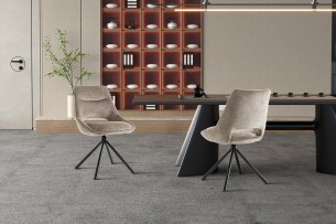 Chaise 'Dante' Tissu Taupe