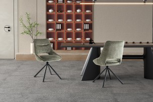 Chaise 'Dante' Tissu Vert