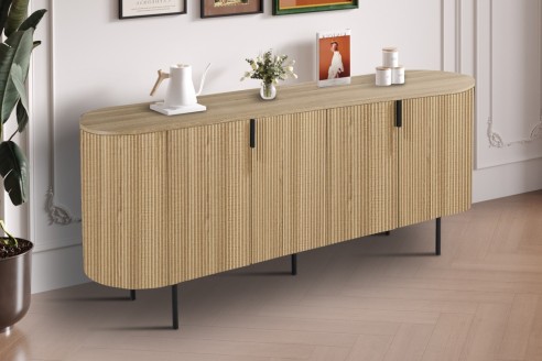 Bahut 'Lagos' 200 cm Décor Chêne Naturel