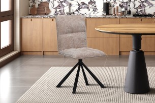 Chaise 'Jack' Pivotant à 0 Tissu Sable