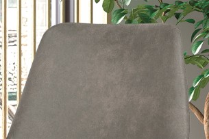 Chaise 'Mirano' PU Micro fibre Gris