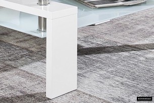 Table basse 'Alana' Blanc laqué