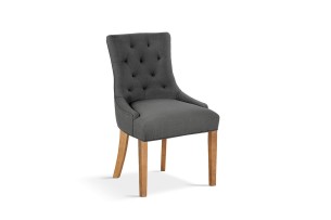 Chaise 'Fancy' Tissu Antracite