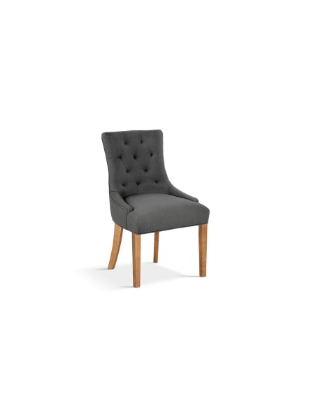 Chaise 'Fancy' Tissu Antracite