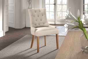 Chaise 'Fancy' Tissu Sable