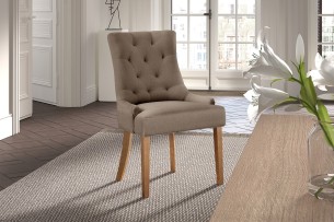 Chaise 'Fancy' Tissu Taupe