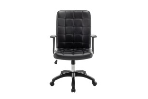 Chaise de bureau 'Luka' Noir PU