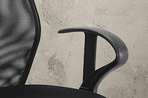 Chaise de bureau 'Job' Mesh Noir