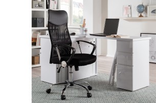Chaise de bureau 'Max' Mesh Noir