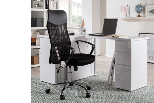 Chaise de bureau 'Max' Mesh Noir