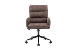 Chaise de bureau 'Aimé' Tissu Fabb Raven 45 Brun