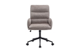 Chaise de bureau 'Aimé' Tissu Fabb Raven 30 Sable