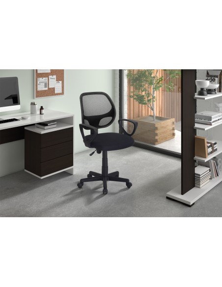 Chaise de bureau 'Hippa' Mesh Noir