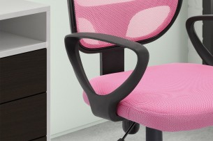 Chaise de bureau 'Hippa' Mesh Rose