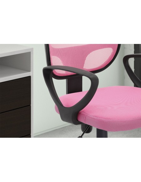 Chaise de bureau 'Hippa' Mesh Rose