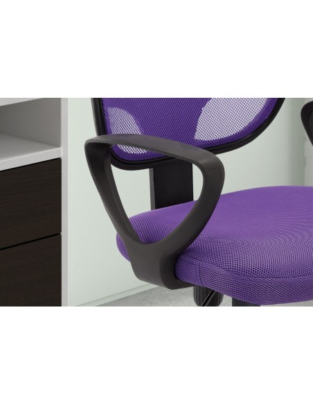 Chaise de bureau 'Hippa' Mesh Mauve