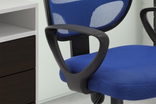 Chaise de bureau 'Hippa' Mesh Bleu