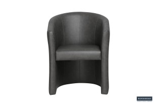 Fauteuil vintage gris foncé – Élégance et confort exclusifs à Nancy