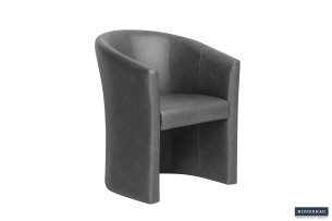 Fauteuil vintage gris foncé – Élégance et confort exclusifs à Nancy