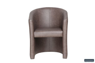 Fauteuil vintage brun foncé – Élégance rétro et confort à Nancy