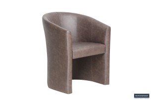 Fauteuil vintage brun foncé – Élégance rétro et confort à Nancy